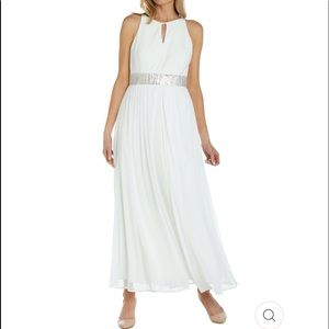 NWT Maxi Dress with Keyhole Cutout